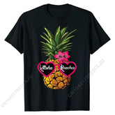 Pineapple Sunglasses T Shirt Aloha Beaches Hawaiian Hawaii Classic Men Top T-Shirts Cotton Tops Shirt Europe